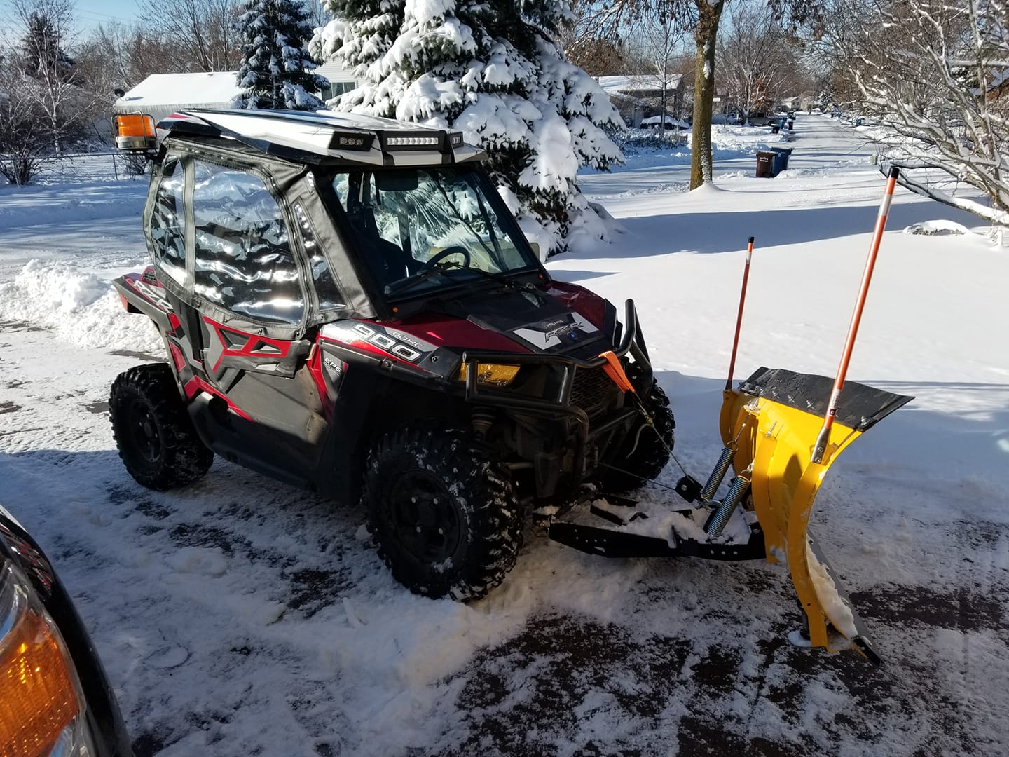 Polaris RZR Plow Mounts