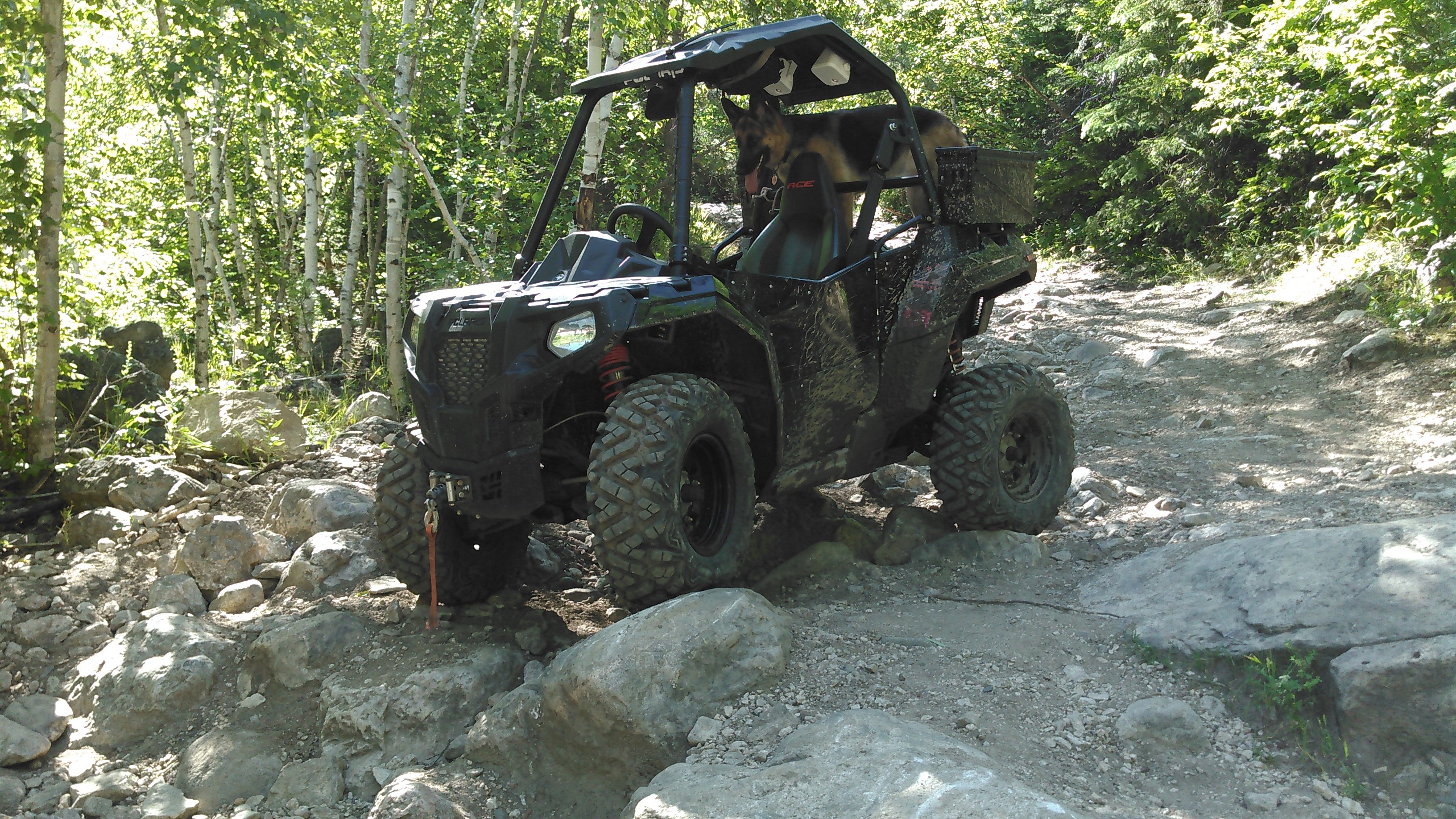 Polaris Ace Rock Crawling Tires